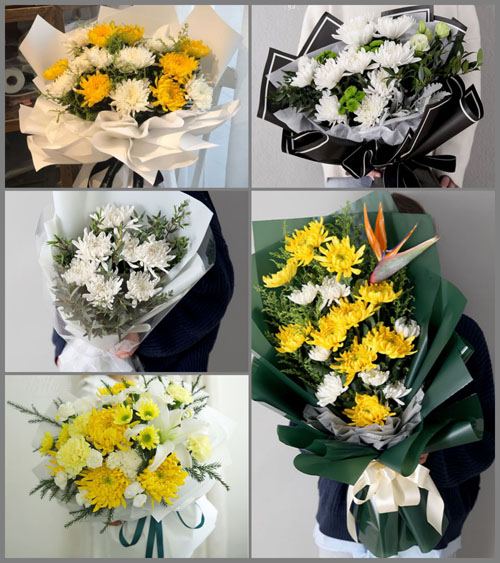 福建漳州平和县芦溪镇树林村白事花束代送